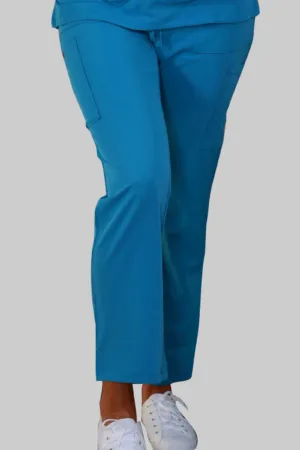 Four Pockets Scrub Pants (Teal)